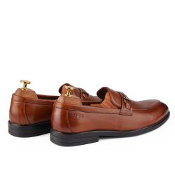 regent lace-less leather loafer shoe