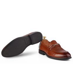 regent lace-less leather loafer shoe