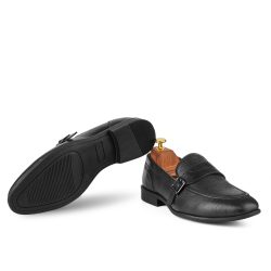 Verdant Noir single monk loafer shoes