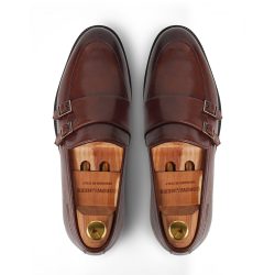 dominion double monk strap shoe