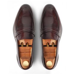 echelon-Brown leather Loafer