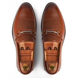 regent lace-less leather loafer shoe