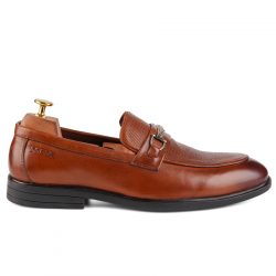 regent lace-less leather loafer shoe