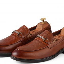 regent lace-less leather loafer shoe